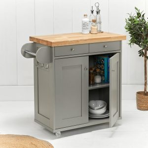 PORTLAND KITCHEN ISLAND GREY