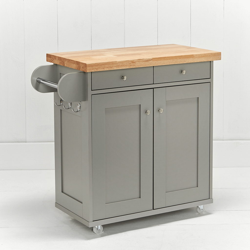 PORTLAND KITCHEN ISLAND GREY - Image 2