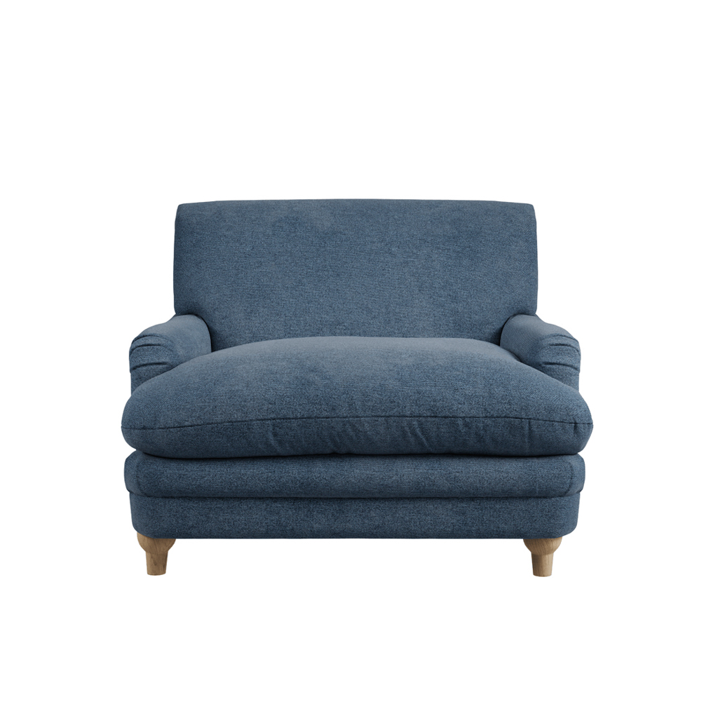 PLUMPTON CHAIR DENIM BLUE WEAVE - Image 2