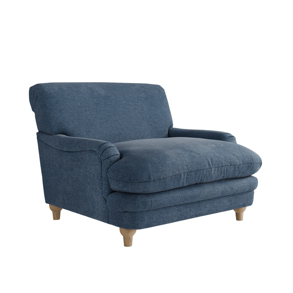 PLUMPTON CHAIR DENIM BLUE WEAVE - Image 3