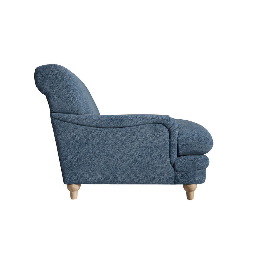 PLUMPTON CHAIR DENIM BLUE WEAVE - Image 4
