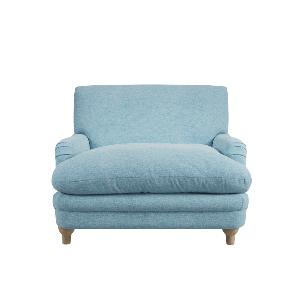 PLUMPTON CHAIR DUCK EGG BLUE WEAVE - Image 2