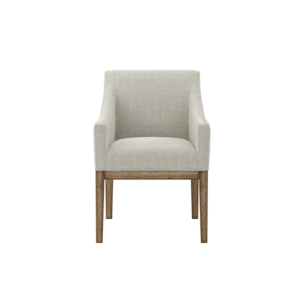 PIPER BISQUE / BRUSHED WOOD DINING CHAIR (1 PER PA - Image 2
