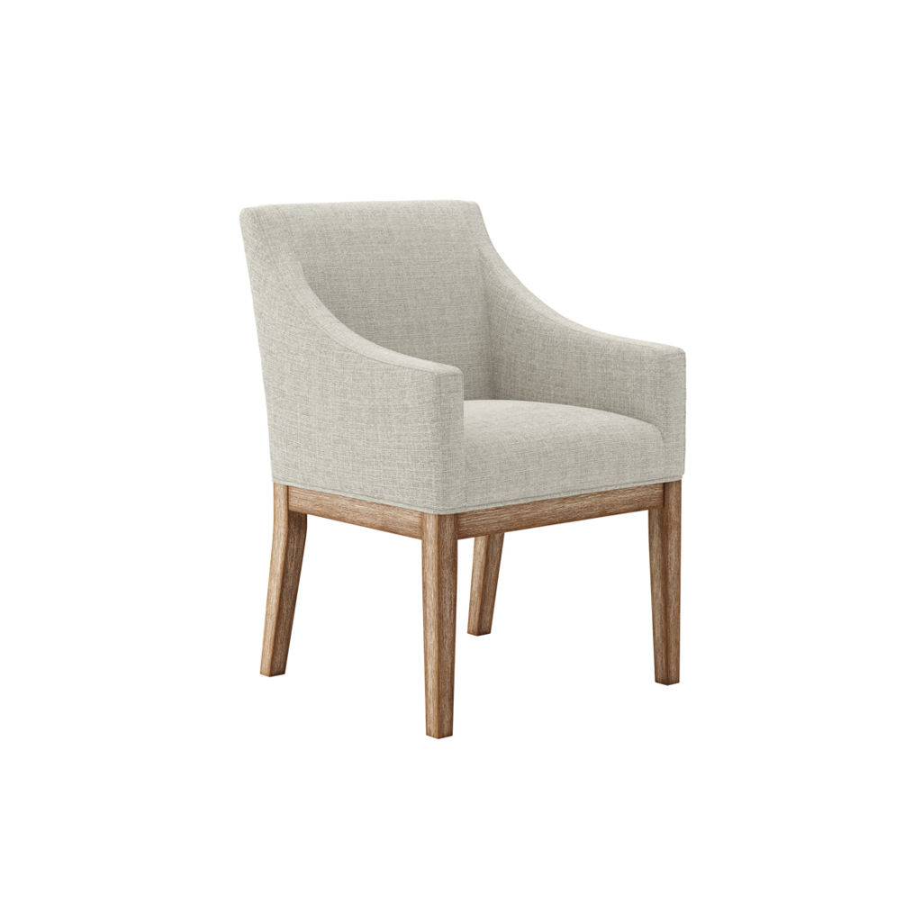 PIPER BISQUE / BRUSHED WOOD DINING CHAIR (1 PER PA - Image 3