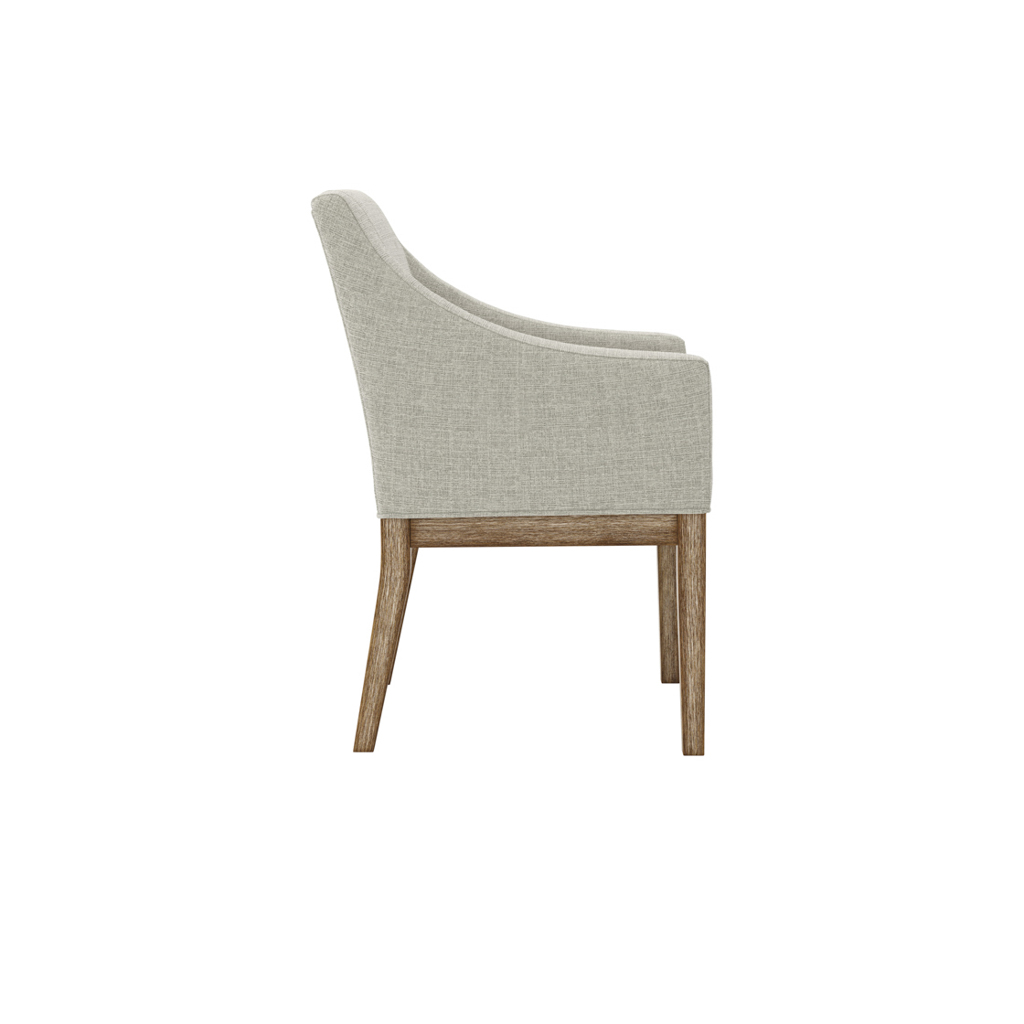 PIPER BISQUE / BRUSHED WOOD DINING CHAIR (1 PER PA - Image 4