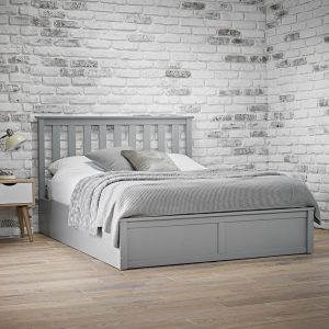 OXFORD KING SIZE BED GREY