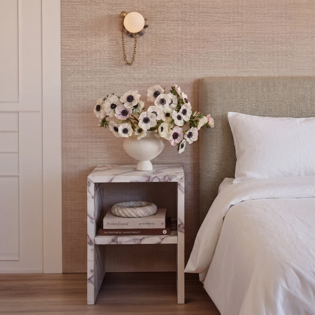 WYNN CALACATTA VIOLA BEDSIDE CABINET