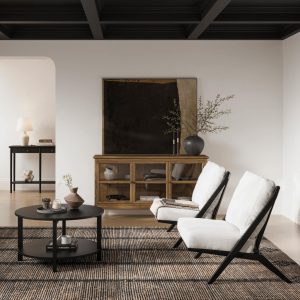 WESTBROOK BLACK COFFEE TABLE