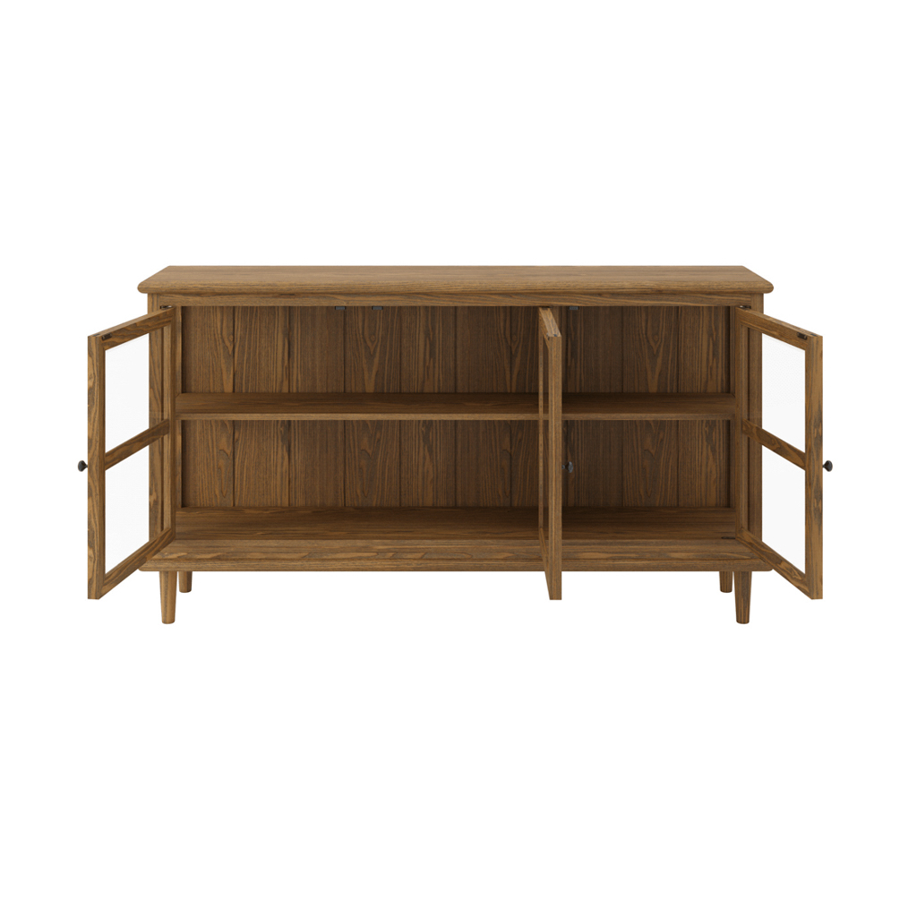 WESTPORT SMOKED 3 DOOR SIDEBOARD - Image 5