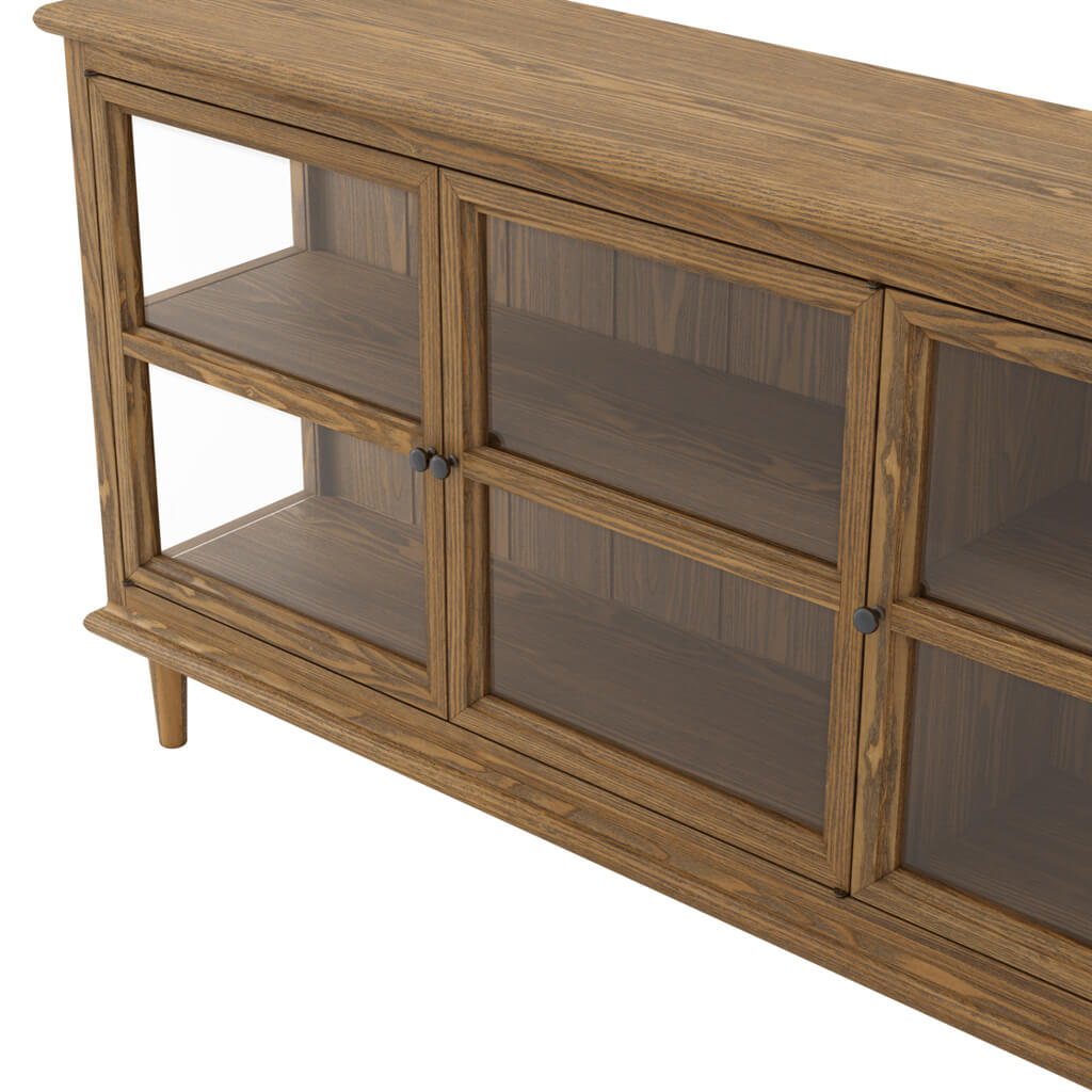 WESTPORT SMOKED 3 DOOR SIDEBOARD - Image 6