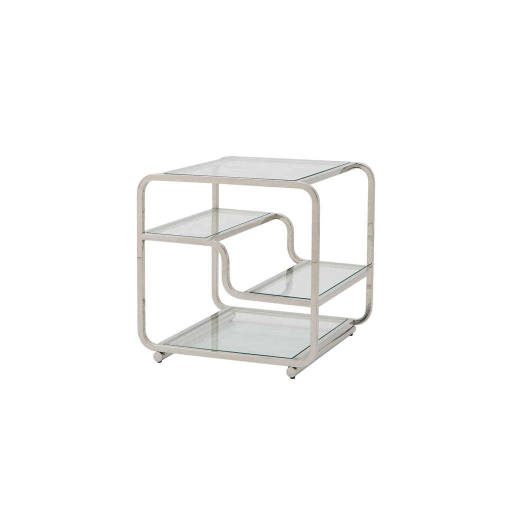 WEST CHROME SIDE TABLE - Image 3
