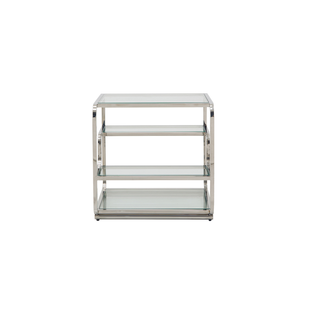 WEST CHROME SIDE TABLE - Image 4