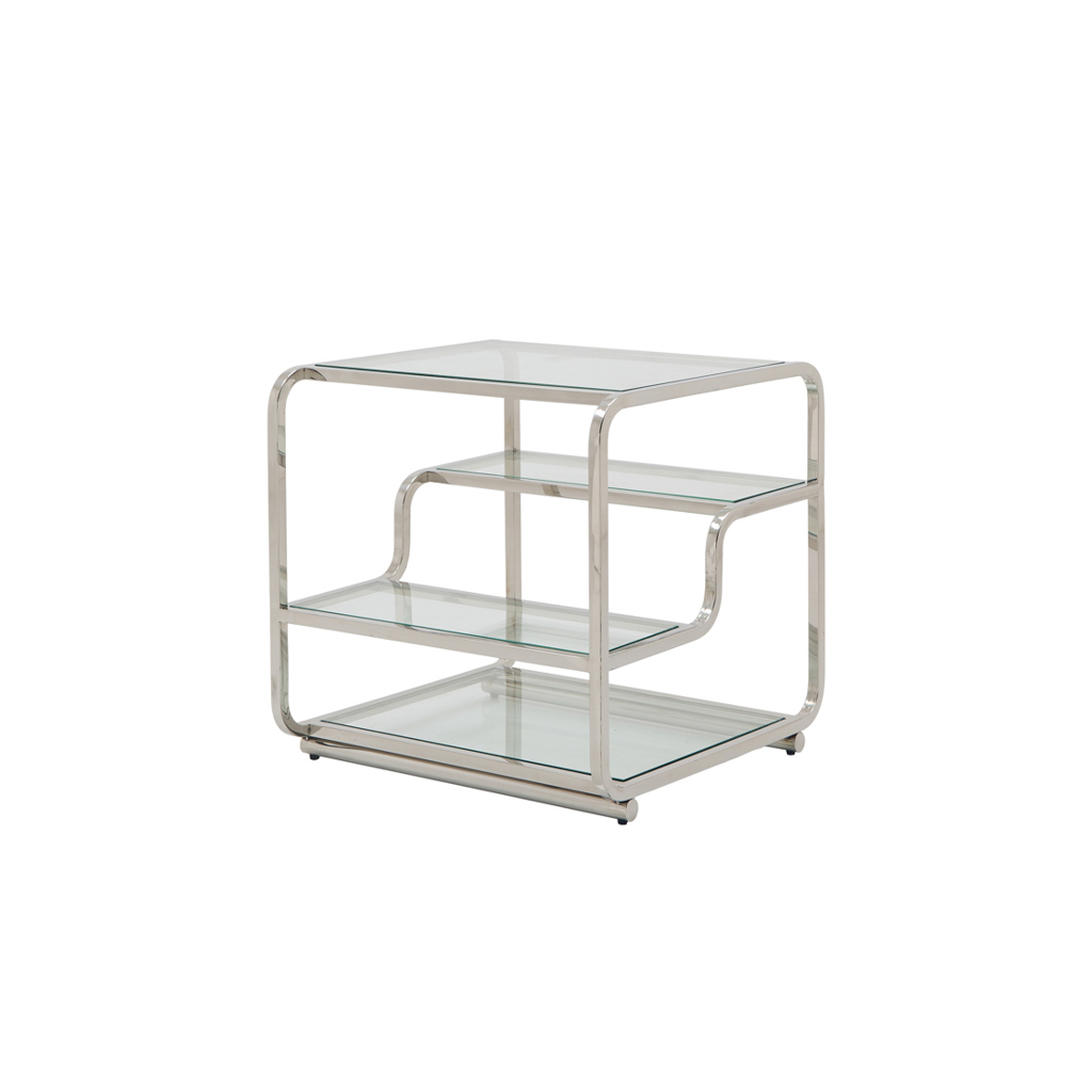 WEST CHROME SIDE TABLE - Image 5