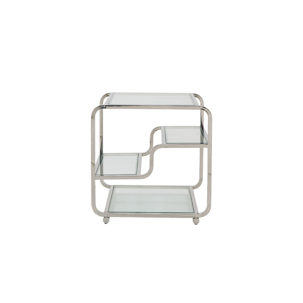 WEST CHROME SIDE TABLE - Image 6