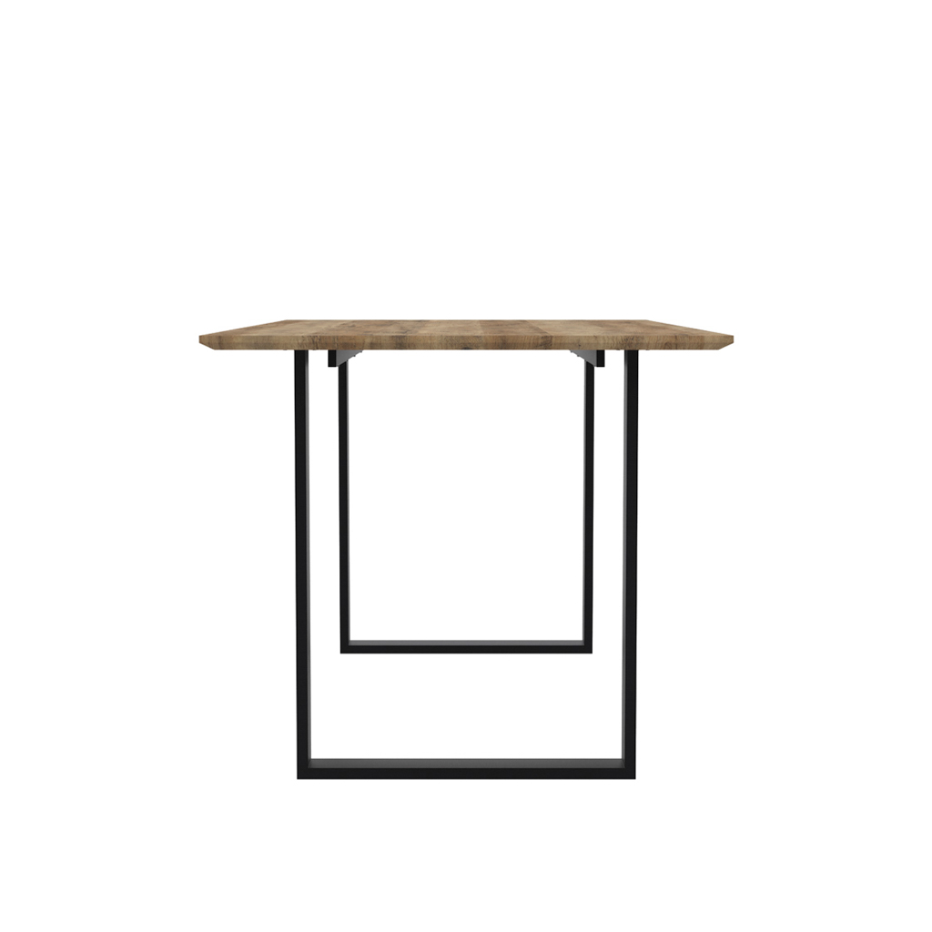 Antibes Black Dining Table 4 Carlo Black Chairs - Image 4
