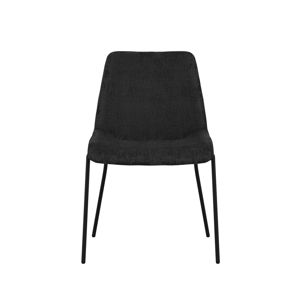 Antibes Black Dining Table 4 Carlo Black Chairs - Image 6