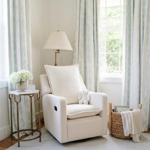 NESTLER NURSING CHAIR OFF WHITE BOUCLE