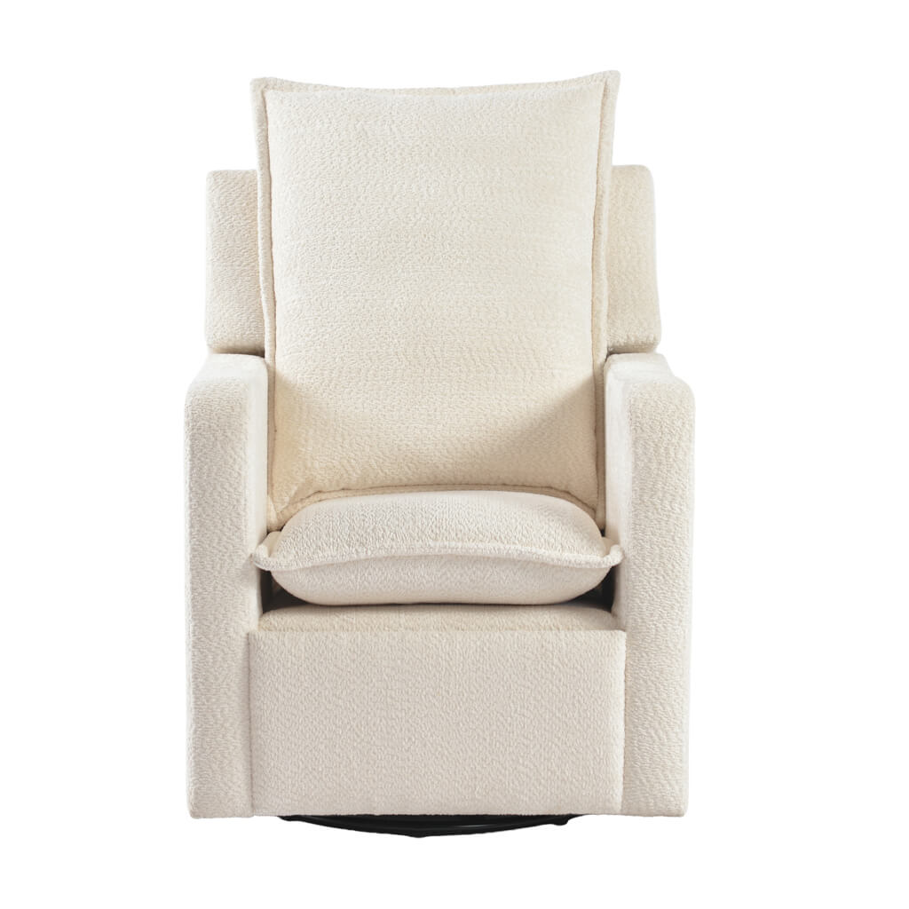 NESTLER NURSING CHAIR OFF WHITE BOUCLE - Image 3