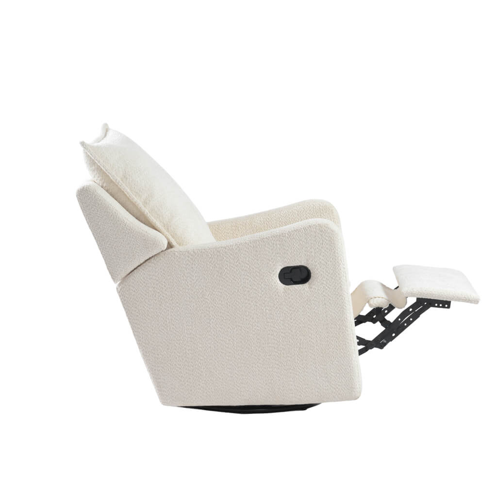 NESTLER NURSING CHAIR OFF WHITE BOUCLE - Image 4