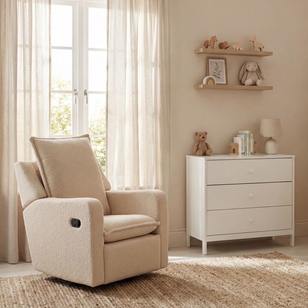 NESTLER NURSING CHAIR OAT TED