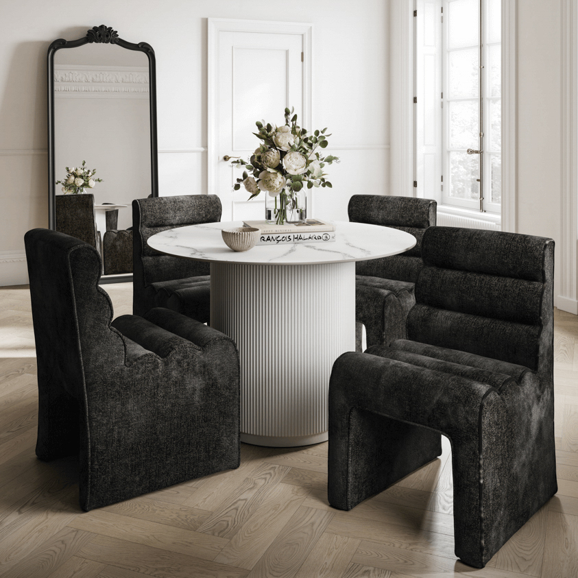 NAMI BLACK DINING CHAIR