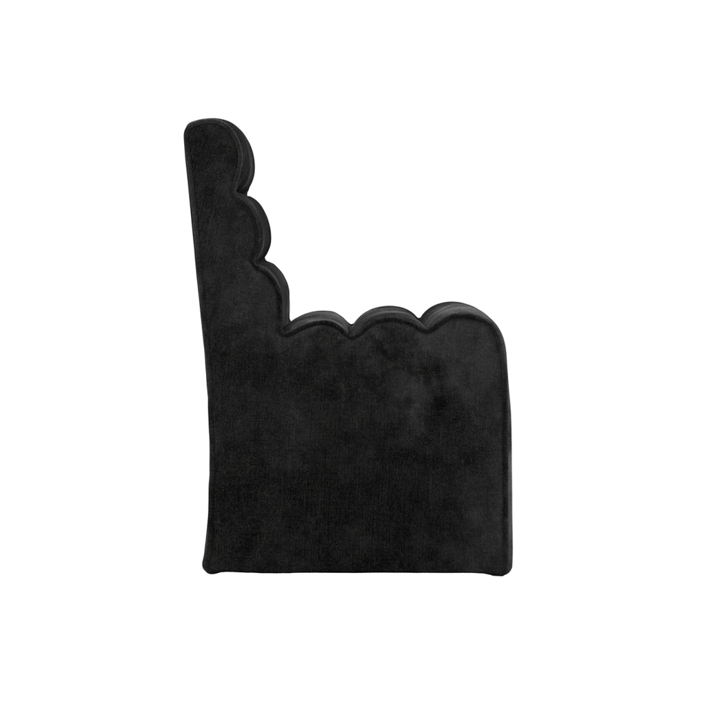 NAMI BLACK DINING CHAIR - Image 4
