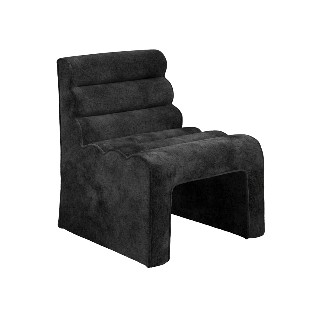 NAMI BLACK ACCENT CHAIR - Image 2