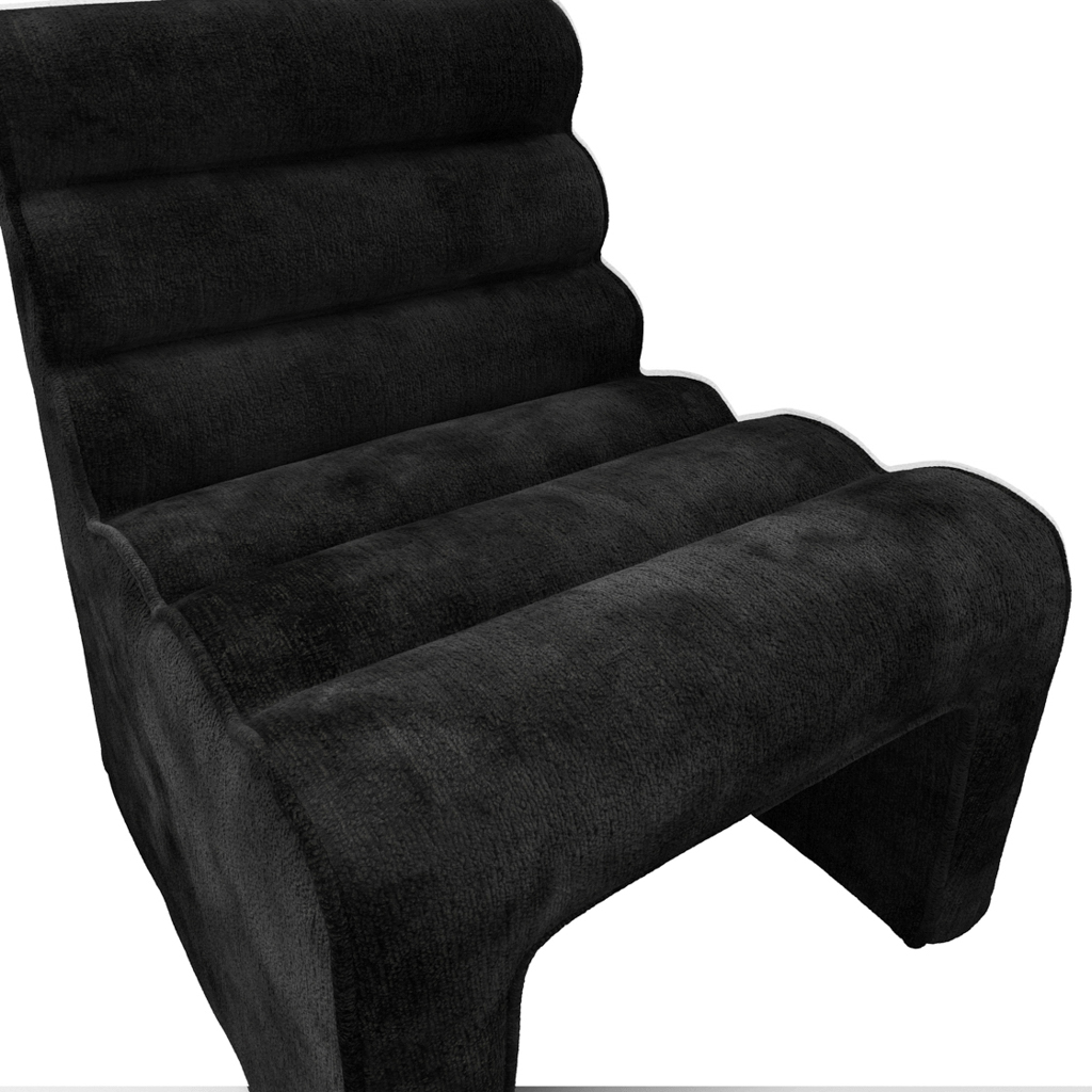 NAMI BLACK ACCENT CHAIR - Image 6