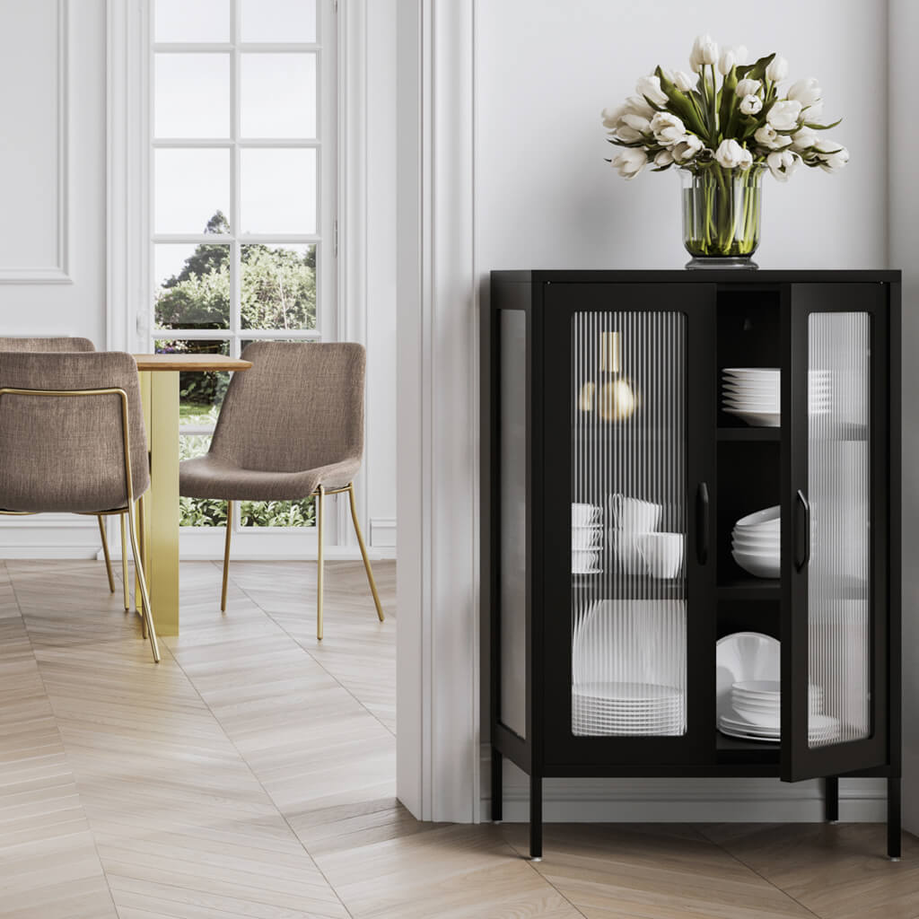 MARSH BLACK CABINET