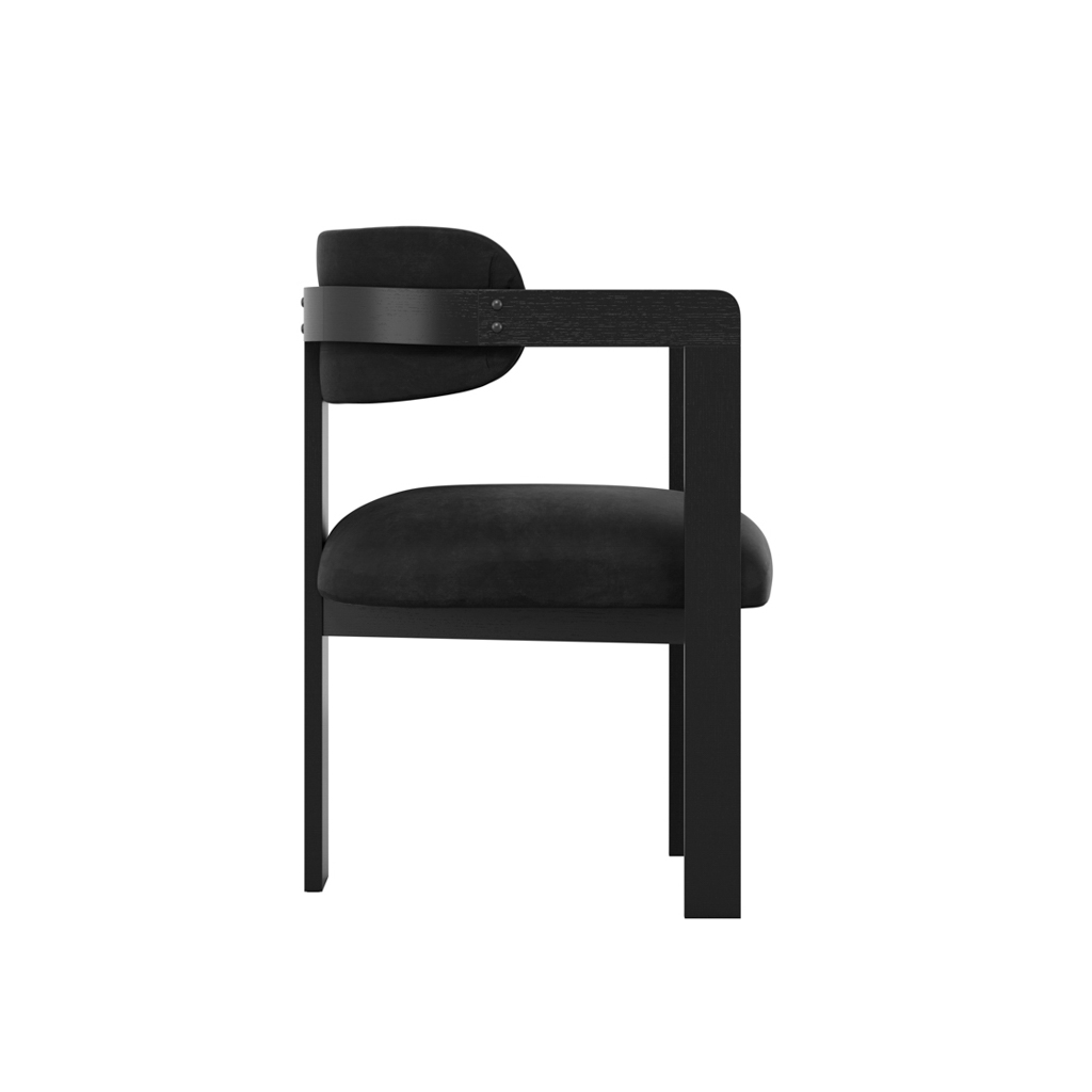 MAI BLACK / BLACK DINING CHAIR - Image 4