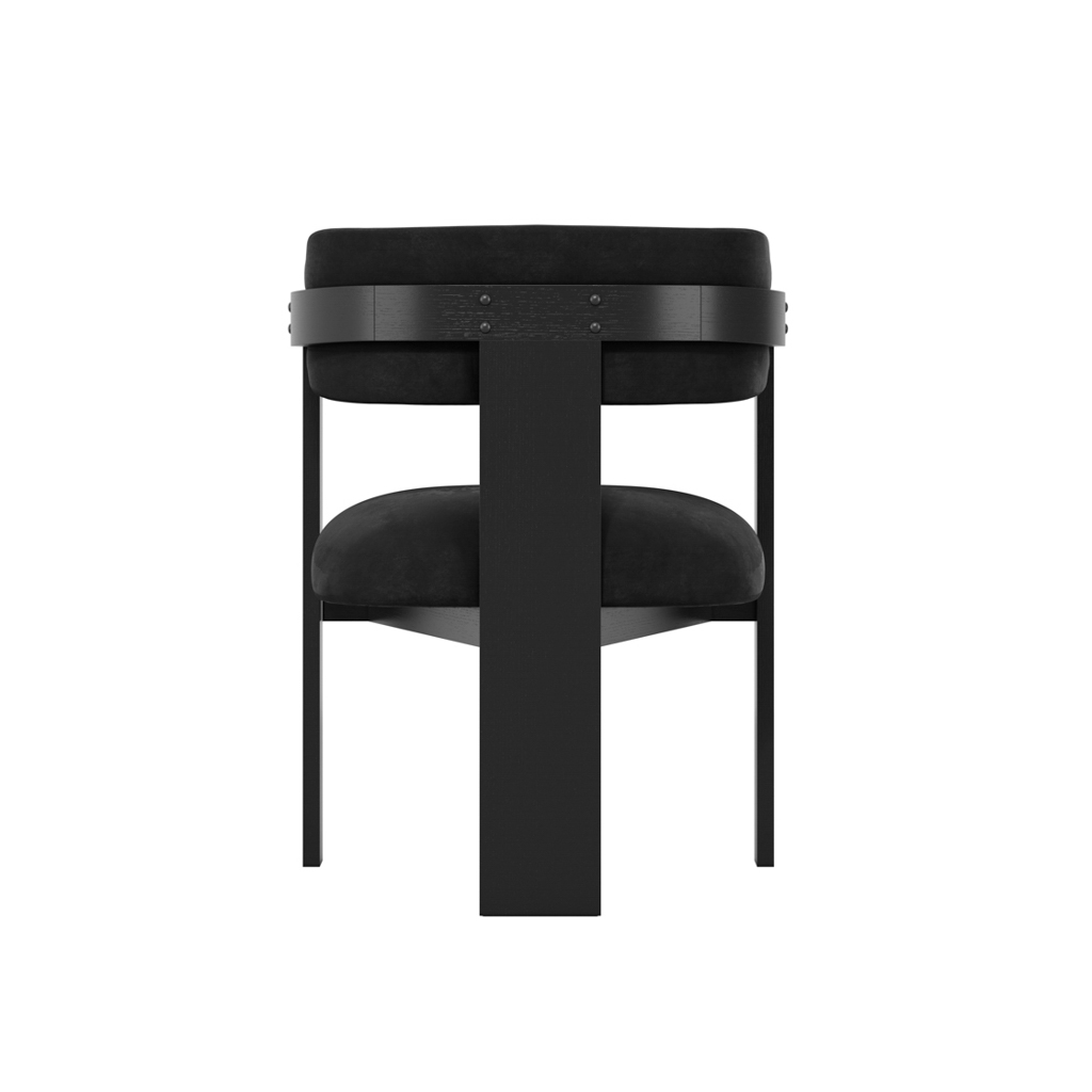 MAI BLACK / BLACK DINING CHAIR - Image 5