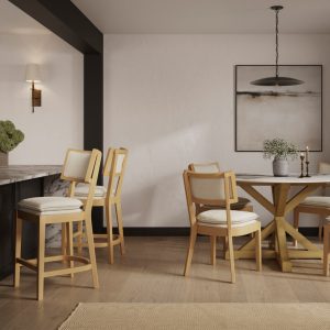 MAGGIE FROST / UMBER COUNTER STOOL
