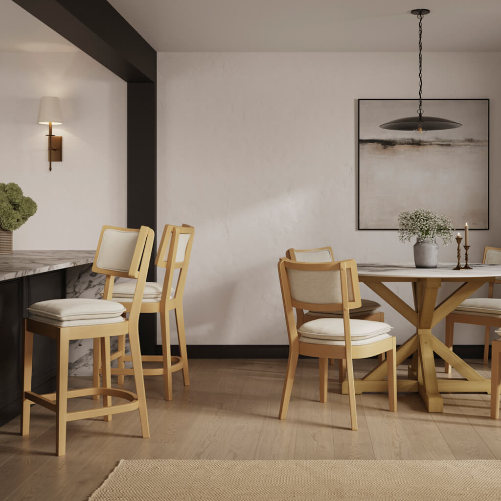 MAGGIE FROST / UMBER COUNTER STOOL