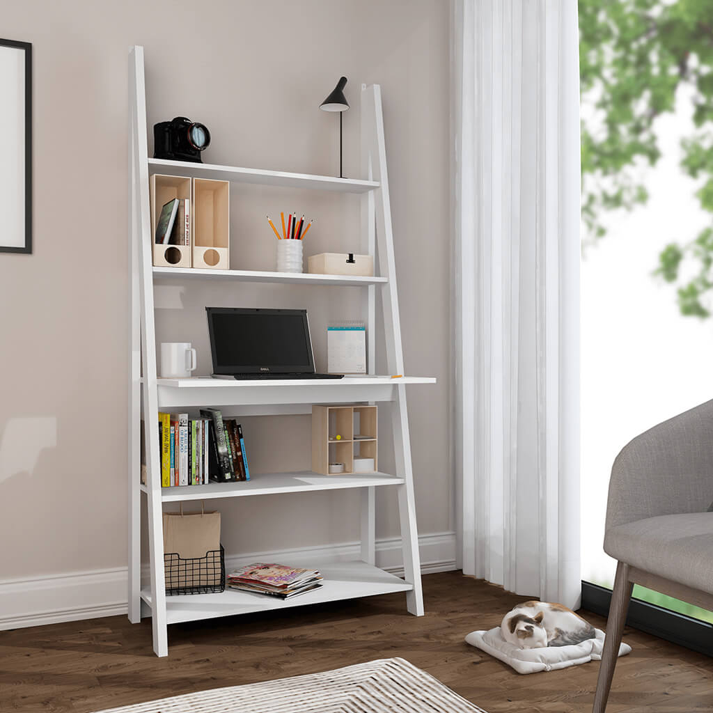 TIVA LADDER DESK WHITE
