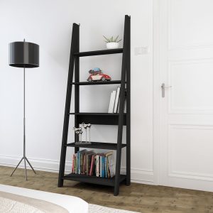 TIVA LADDER BOOKCASE BLACK