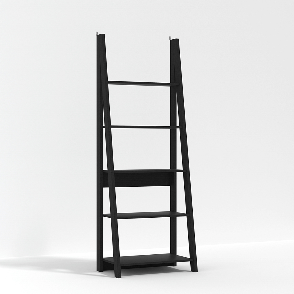 TIVA LADDER BOOKCASE BLACK - Image 2