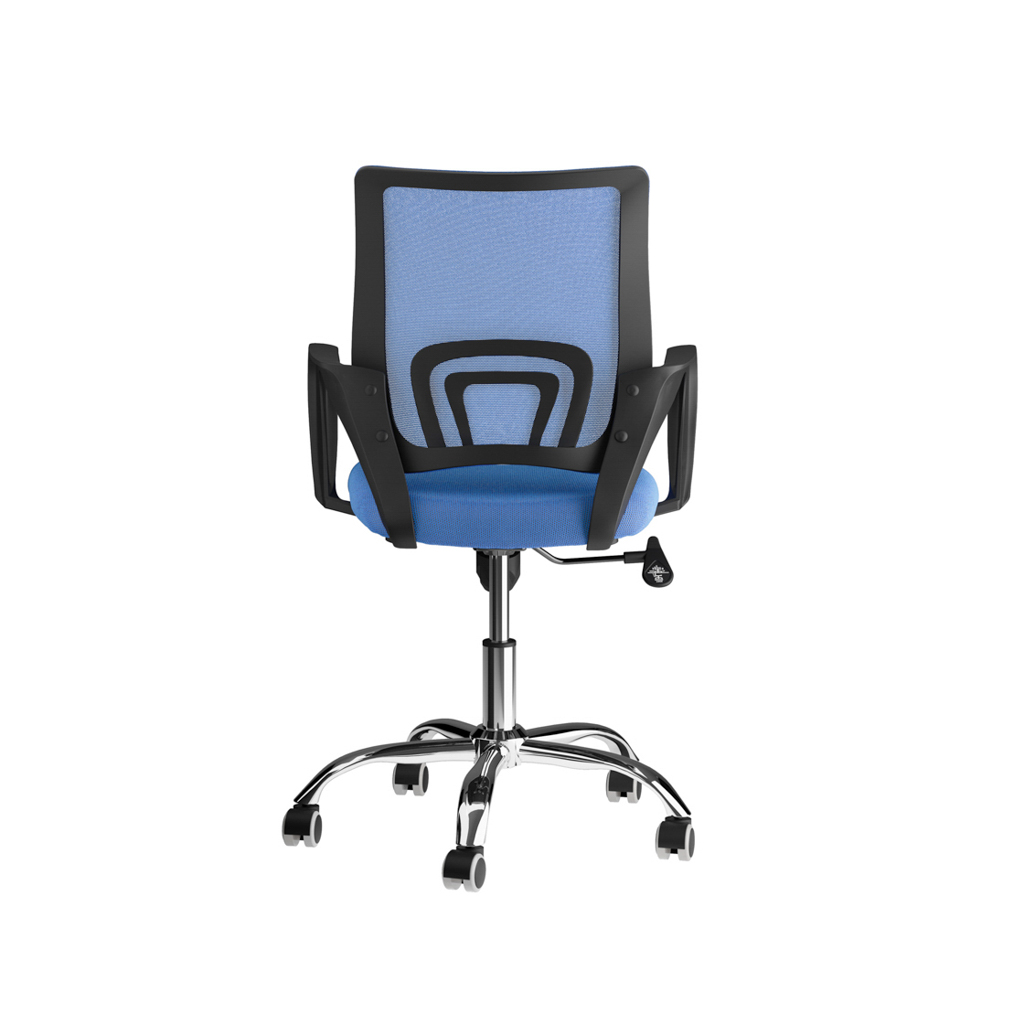 TATE MESH BACK OFFICE CHAIR BLUE - Image 4