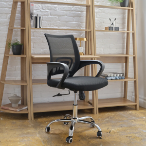 TATE MESH BACK OFFICE CHAIR BLACK ( 1 PACK )