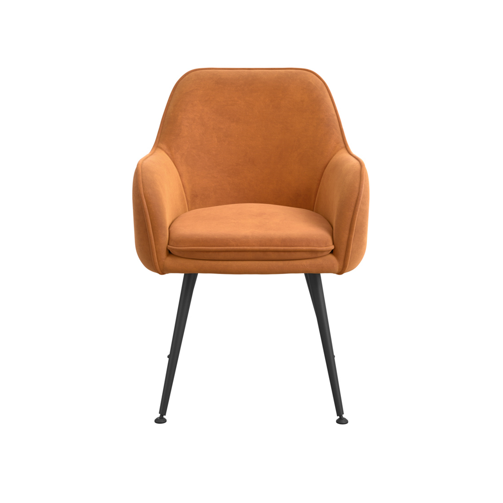 TARA BURNT RUST DINING CHAIR (2 PER PACK) - Image 2