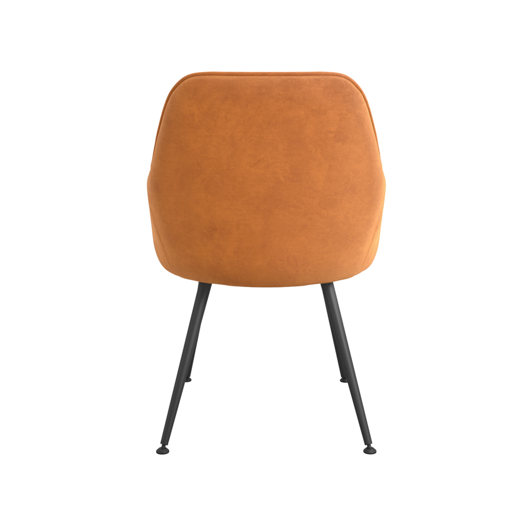 TARA BURNT RUST DINING CHAIR (2 PER PACK) - Image 5