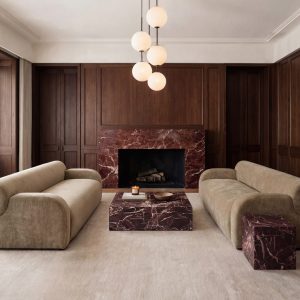 SUR ROSSO LEVANTO SIDE TABLE