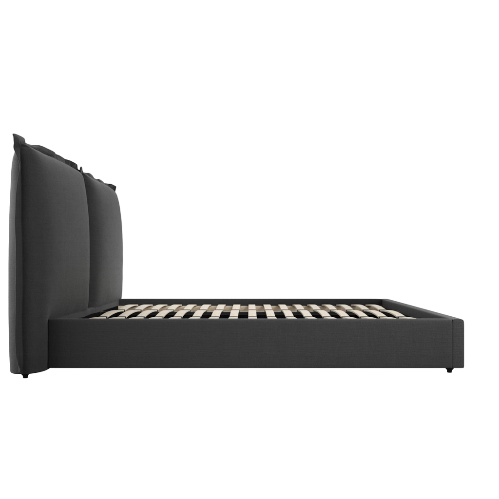 SUNDAY DEEP GREY SUPER KING SIZE BED - Image 4