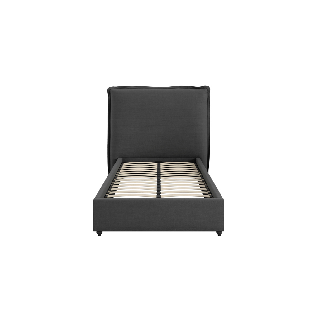 SUNDAY DEEP GREY SINGLE BED - Image 2