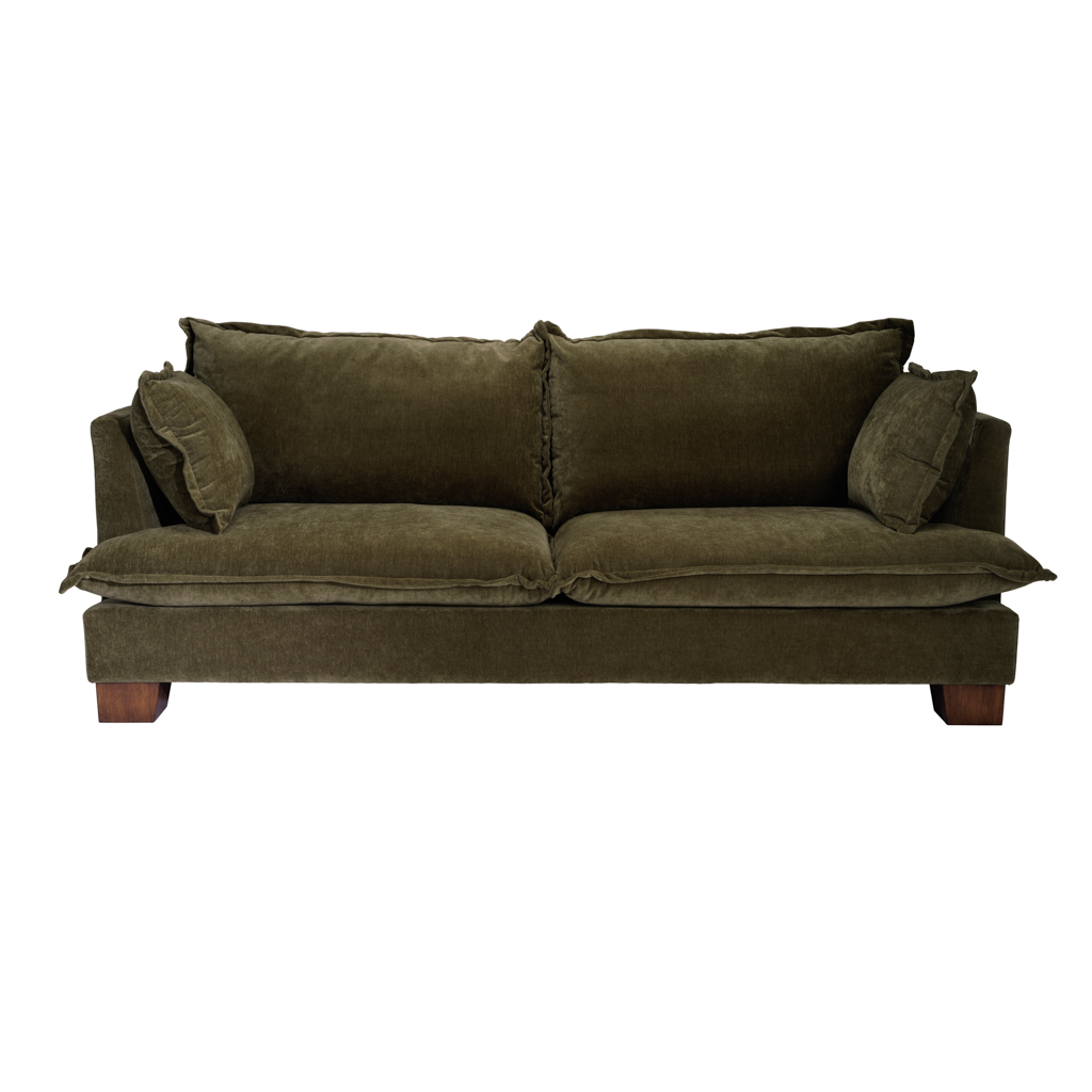 SUFFOLK OLIVE 3 SEATER SOFA - Image 2
