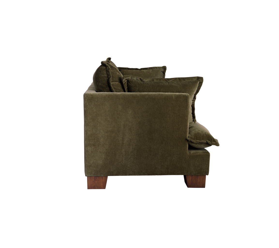 SUFFOLK OLIVE 3 SEATER SOFA - Image 4