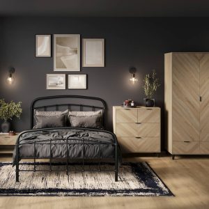 STOCKHOLM CHEVRON 2 DOOR WARDROBE