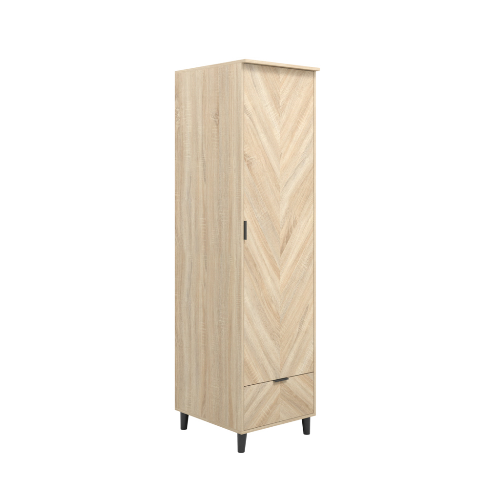 STOCKHOLM CHEVRON 1 DOOR WARDROBE - Image 3