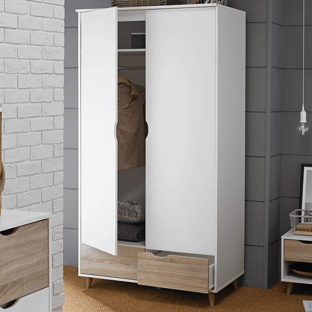 STOCKHOLM 2 DOOR WARDROBE - Image 2