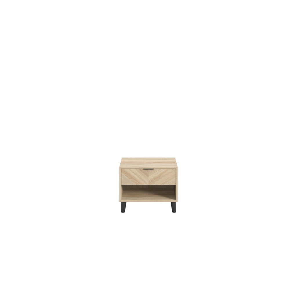 STOCKHOLM CHEVRON 1 DR BEDSIDE CABINET - Image 2