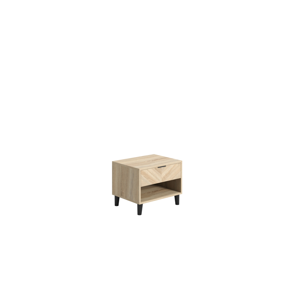 STOCKHOLM CHEVRON 1 DR BEDSIDE CABINET - Image 3